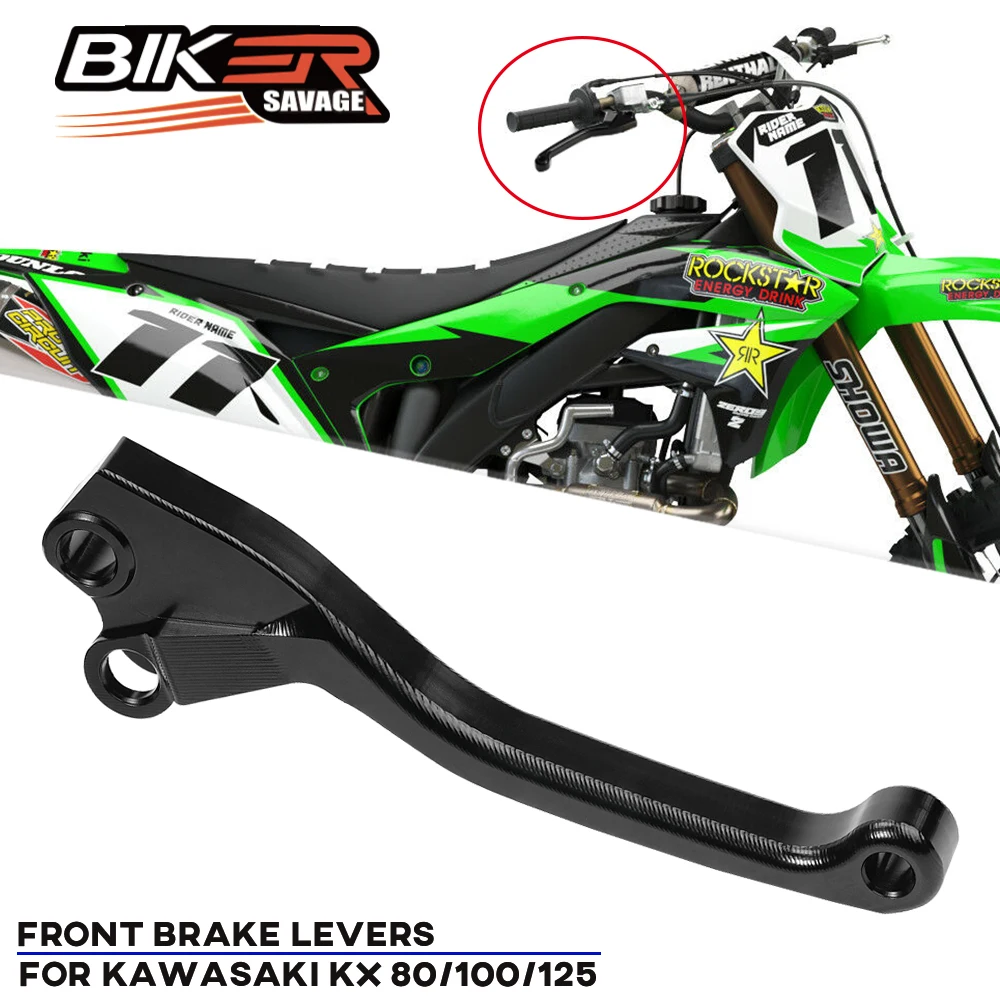 

KX Front Brake Levers For KAWASAKI KX80 KX100 KX125 KX250 KX500 1997-2003 Motorcycle Accessiores Handle Bar Dirt Pit Bike