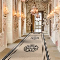 classic lobby carpet for stairway hallway carpets nordic home corridor decoration aisle rug party wedding runners anti slip