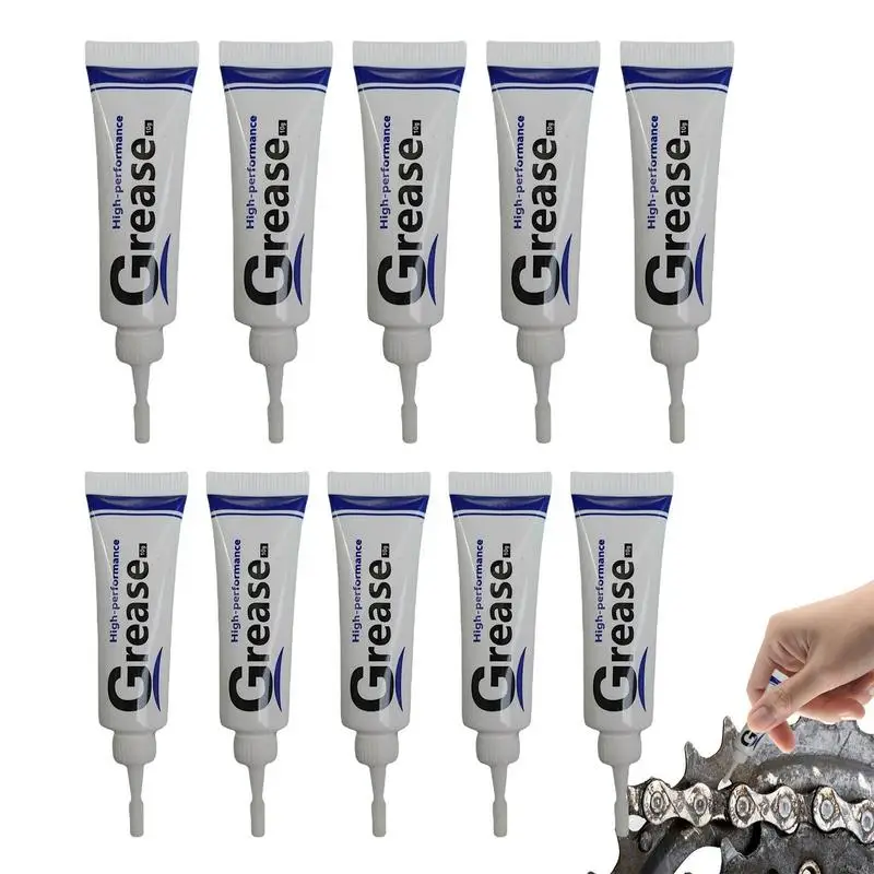 

Synthetic Grease 10pcs Lubricating Oil Fixing Film Keyboard Gear Grease Bearing Lubricant Printers Bearing Accessories For Bikes