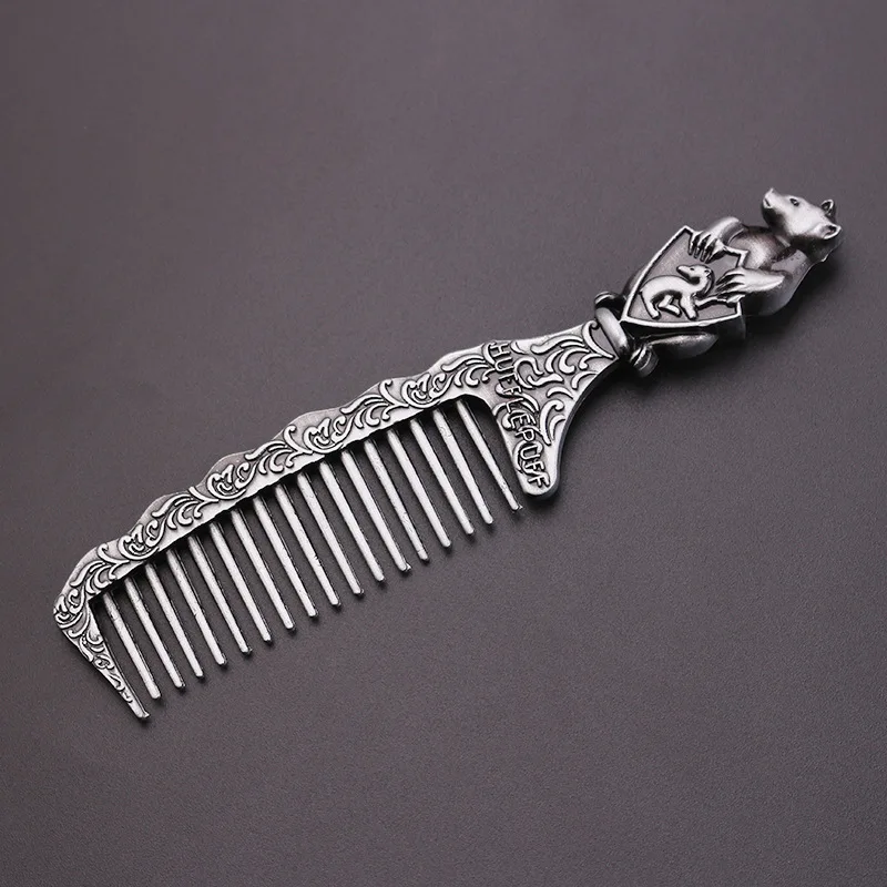 Ретро Волшебный Расческа Значок Формы Металл Девушка Подарок Винтажный Стиль Колледжа Хаффлпафф Прямые Продажи От Производителя.