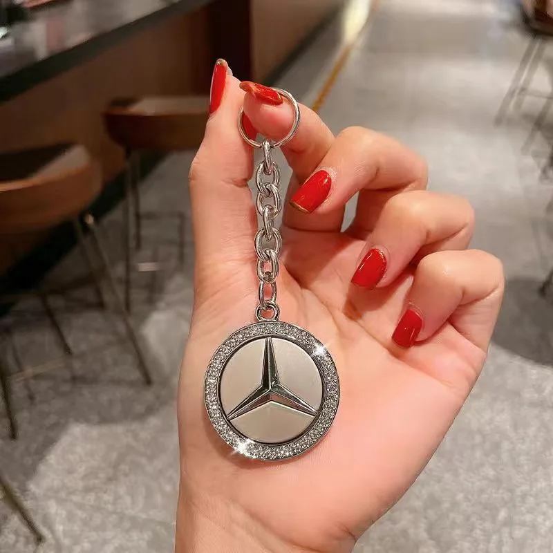 

Автомобильный брелок из алмазного сплава, подвесной брелок для ключей Mercedes Benz W166 W212 W213 W246 W176 W177 W205 C260 C200 C300 C180 C63