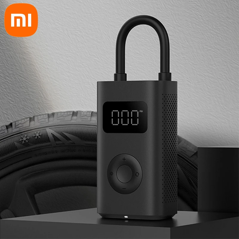 

Original Xiaomi Mijia Electric Inflator Pump Portable Smart Digital Tire Pressure Detection Compressor For Bicycle Bike Car Ball
