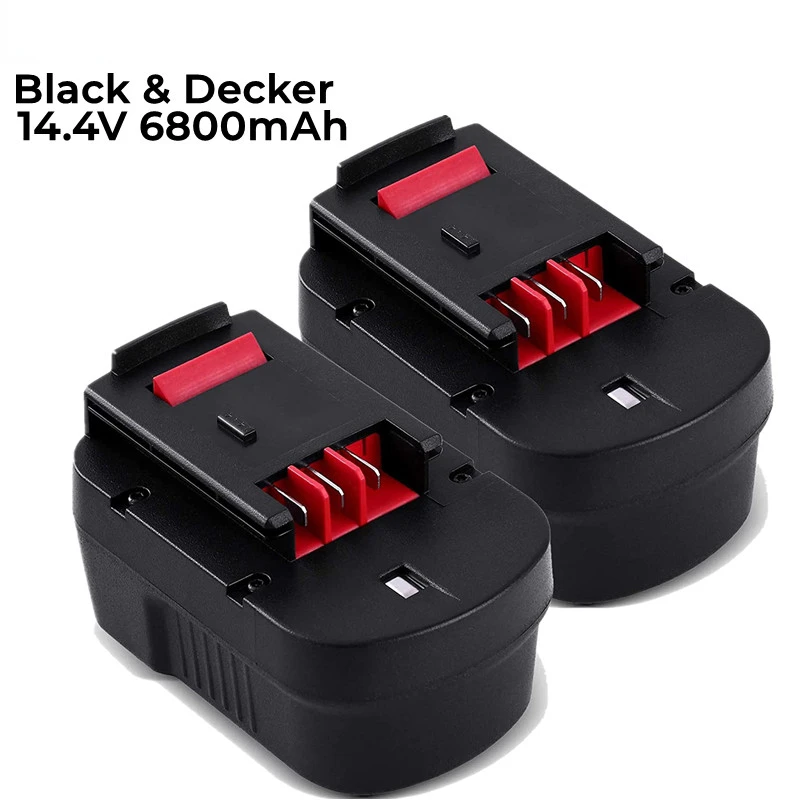 

Verbesserte zu6800mAh HPB14 Ersatz für Schwarz und Decker 14,4 V BatterieNI-MHBatterie FSB14 A14 BD1444L HPD14K-2 CP14KB HP146F2