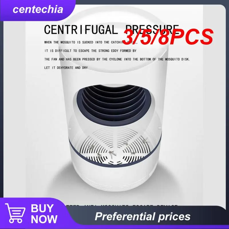 

3/5/8PCS Rechargeable Bugs Fly Trap Mosquitoes Lamp Usb Fly Trap Bugs Killers Light Indoor Electronic Light Bulb Lamp Smart Home