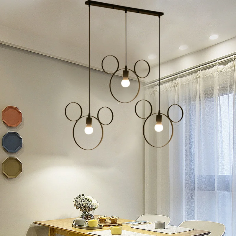 

nordic led crystal industrial lighting chandeliers ceiling deco maison christmas decorations for home vintage bulb lamp