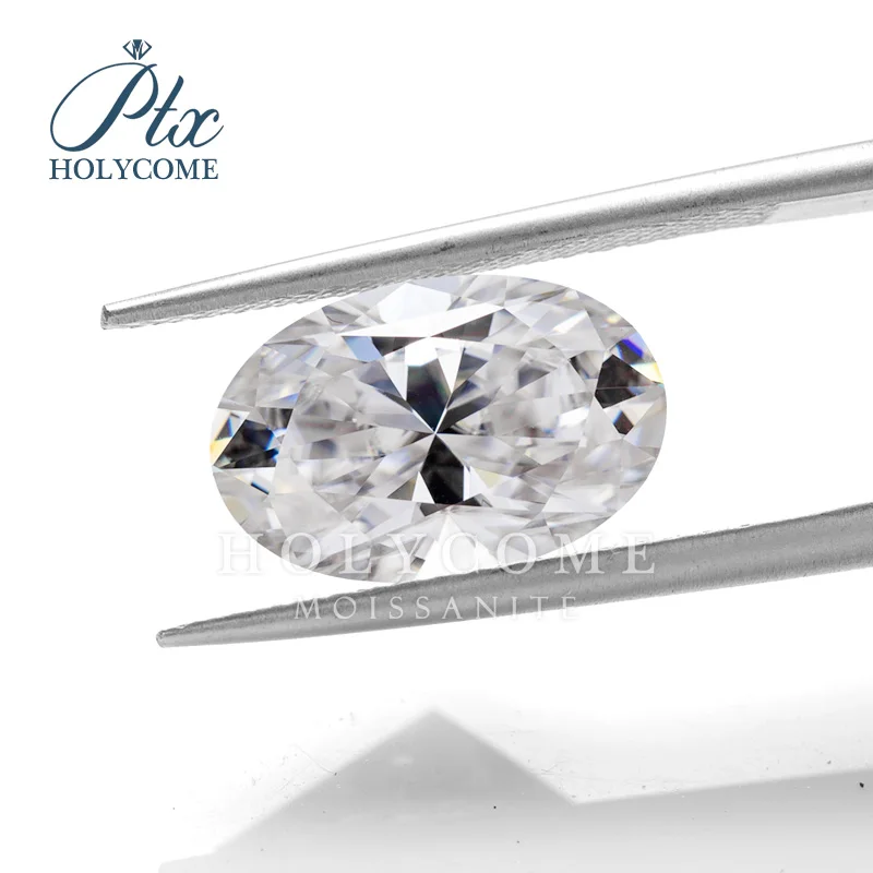 Holycome Certificated Moissanite DEF VVS1 Hot Sale Oval Brilliant Cut Factory Price Loose Supplier GRA Grobal |
