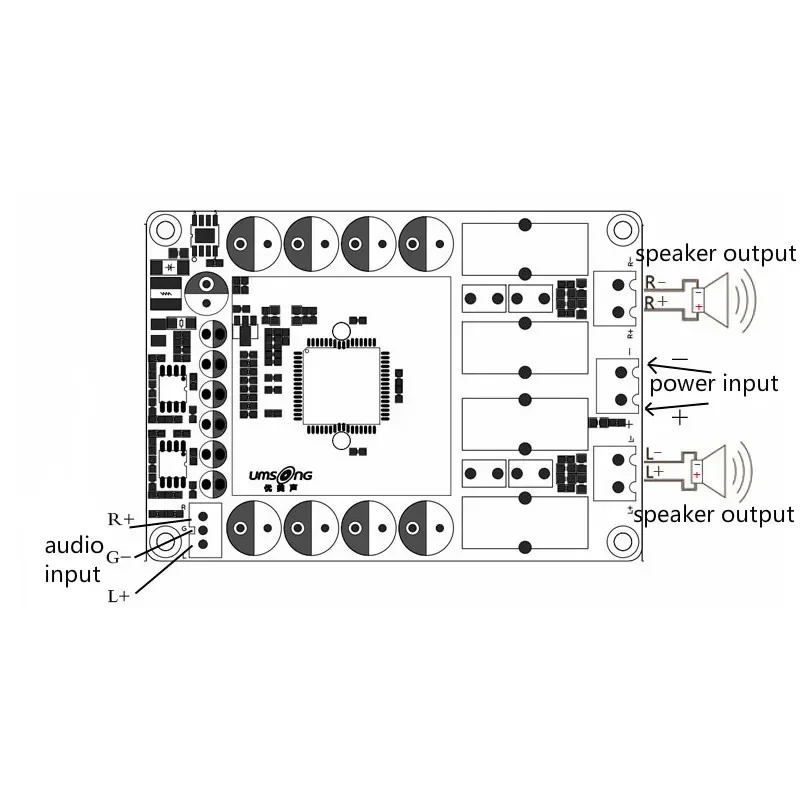 SOTAMIA TAS5630 цифровой усилитель мощности стереоусилители звука 2x300 Вт Hi-Fi