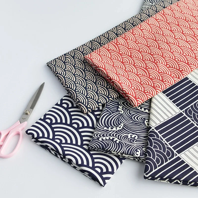 Простая хлопковая ткань 50*160 см с принтом травы Тан национальным ветра ручной