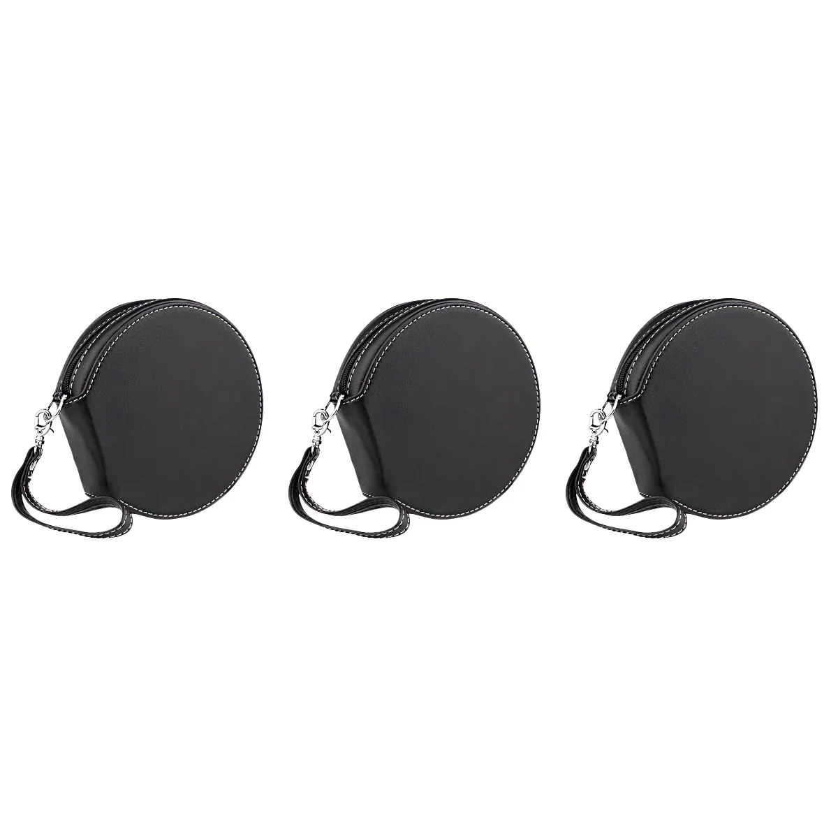 

Storage Car Round Case Organizer Pouch Zipper Album Box Portable Holder Vcd Disc