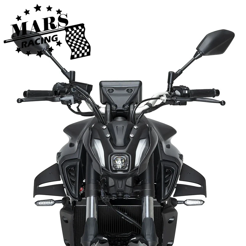 Фото Для мотоциклов YAMAHA MT07 MT-07 MT 07 2021 2022 2023 2024: Аэродинамические боковые спойлеры (винглеты) для нейкед-моделей №2