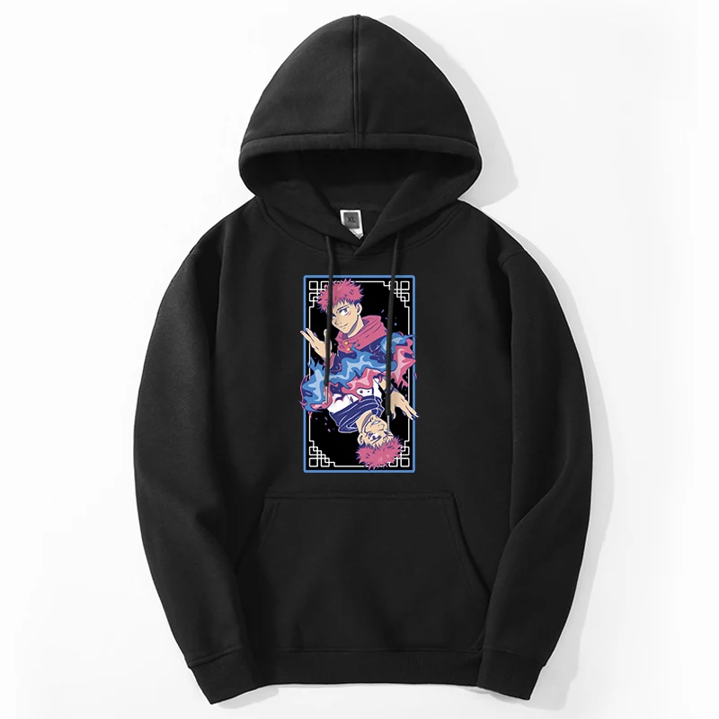 

Jujutsu Kaisen Japan Anime Hoodie Mens Sweatshirts Gojo Satoru Graphic Hoody Loose New Fleece Moletom Sportswear Sudadera Anime