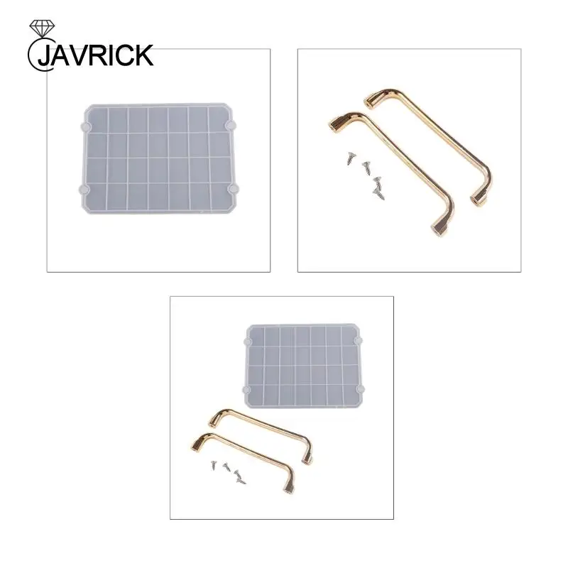 

Silicone Resin Tray Mold Handle for Crystal Rectangular Tray DIY Craft Tool