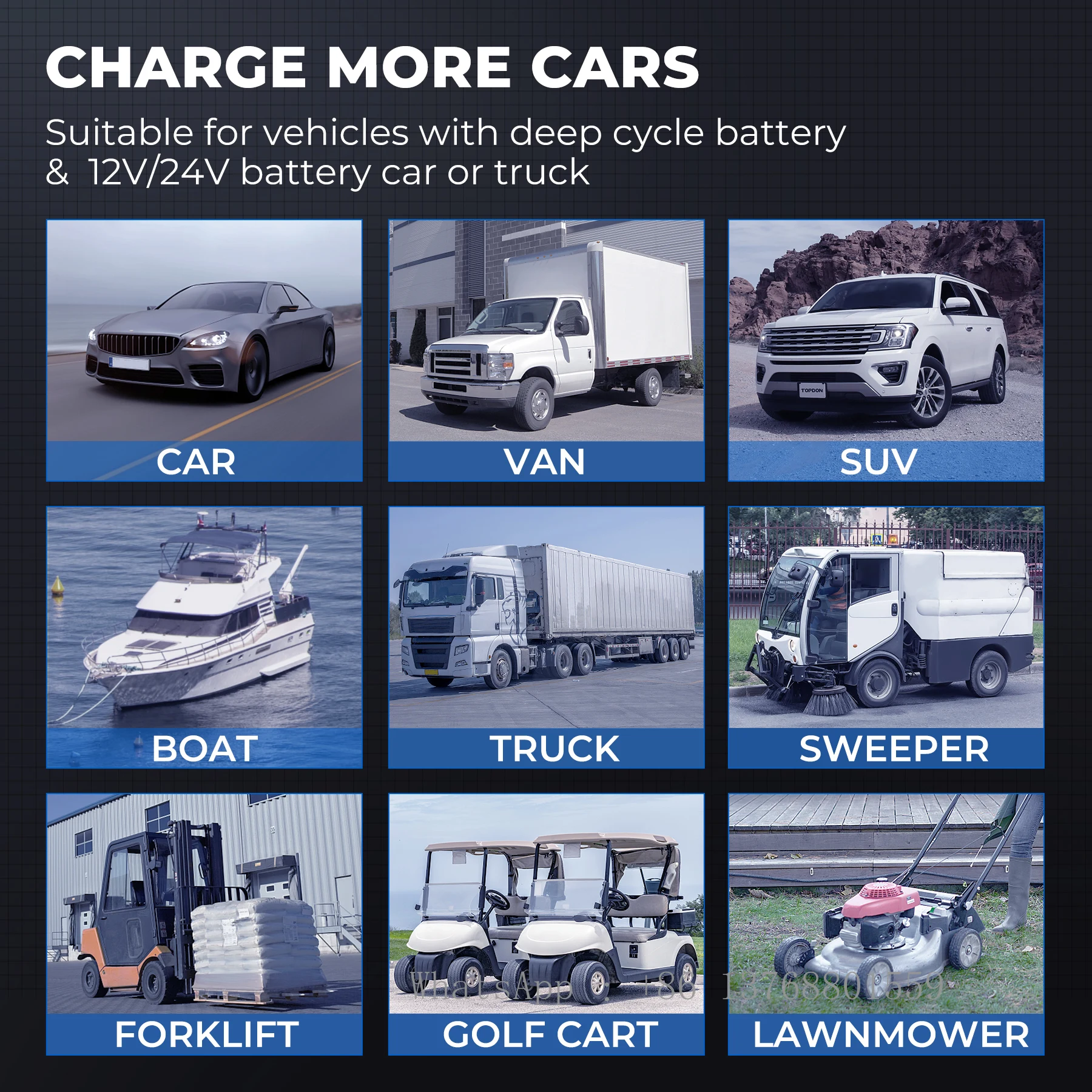 TOPDON T30A TORNADO30000 50 Ач до 1000 12 В-24 В 24 12/24 30 А Автоматическое портативное