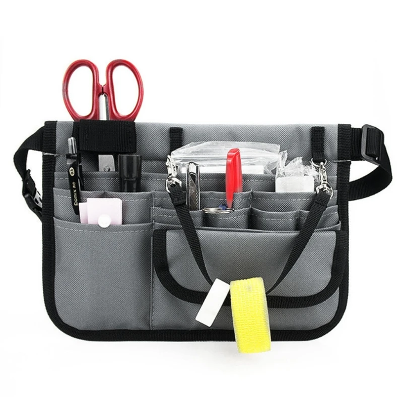 

1Pc Nurse Organizer Belt Fanny Pack 13-Pocket Waist Bag Pouch Case For Medica Scissors Care Kit Tool Hot