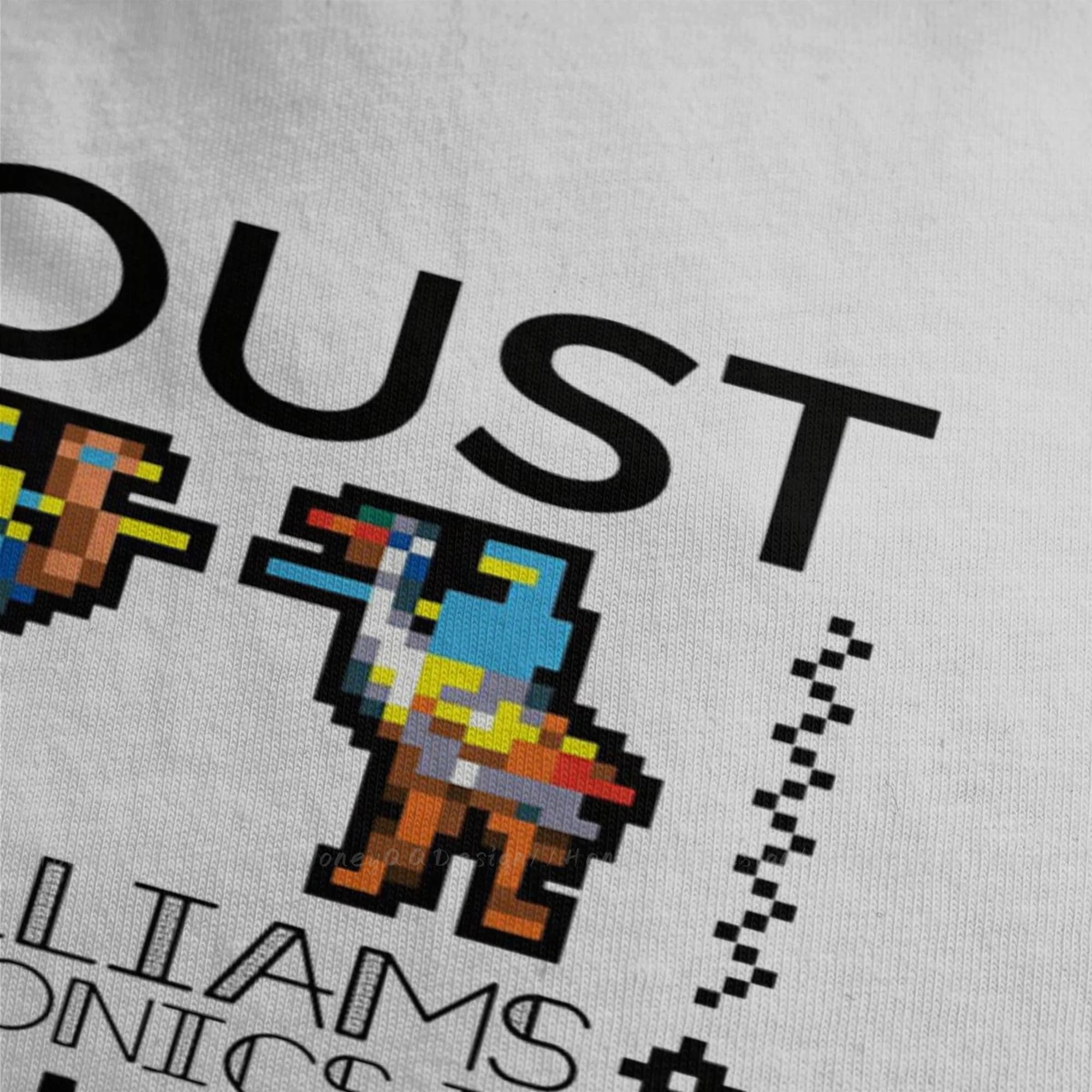 Рубашка мужская с круглым вырезом аркадная игра 70s 80s Joust хлопок круглый воротник