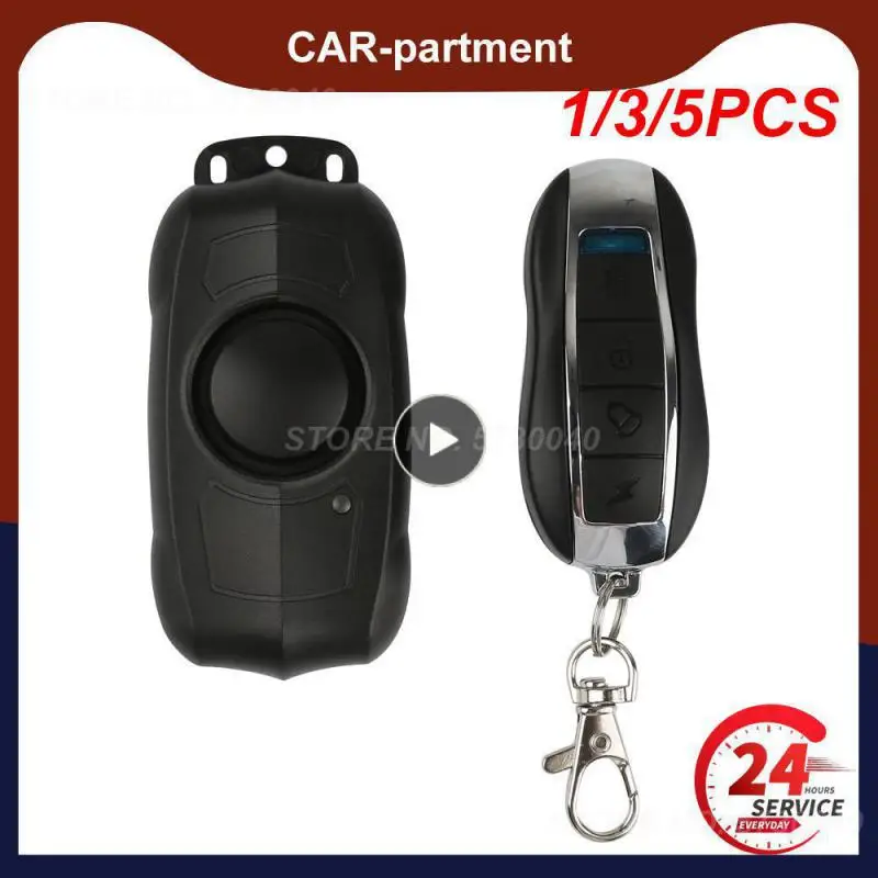 

1/3/5PCS Anchtek USB Charging Anti-Theft Bike Vibration Alarm Wireless Remote Control Security System Electric Bike Car