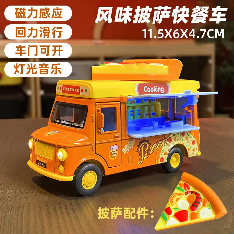 1:36 Q версия грузовика Pulai из сплава модель автомобиля магнитная индукция детские