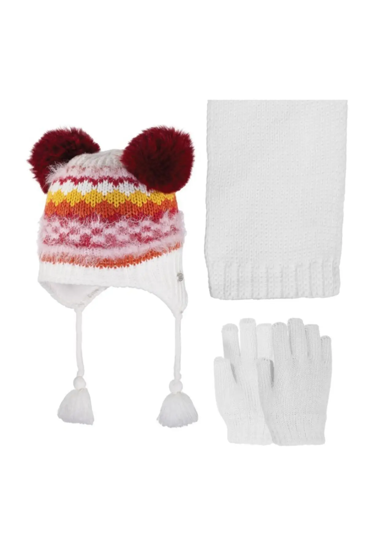 

Шарф, шапка и перчатки для малышей 3 шт. Набор перчаток ici Polar