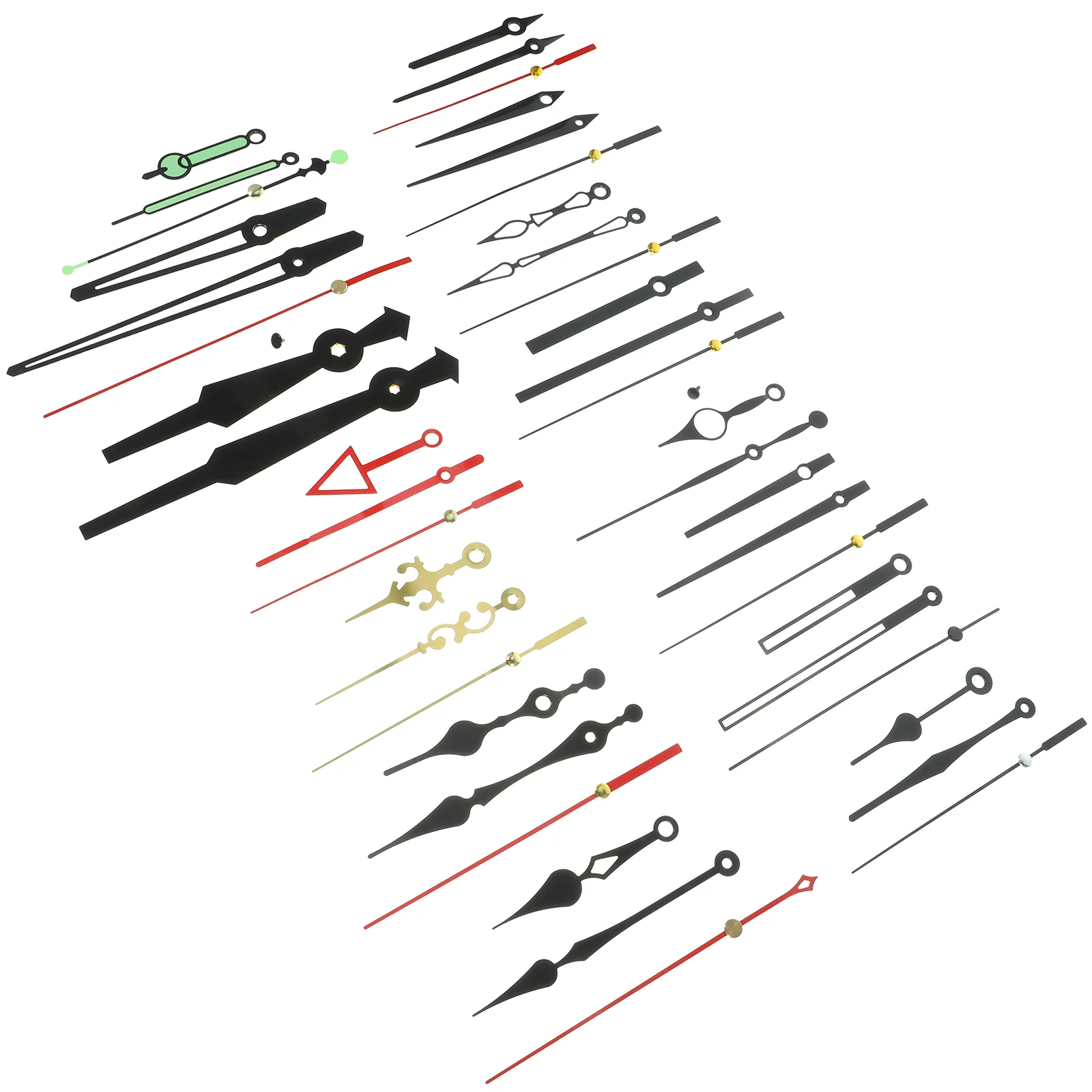

15 Sets Clock Hands Clocks DIY Kit Wall Kits Accessories Parts Mute Works Replacement