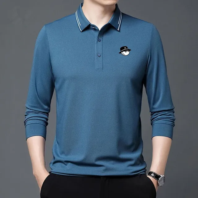 

Мужская одежда для гольфа на осень, Мужская футболка для гольфа, топ для гольфа, Спортивная мужская футболка для гольфа