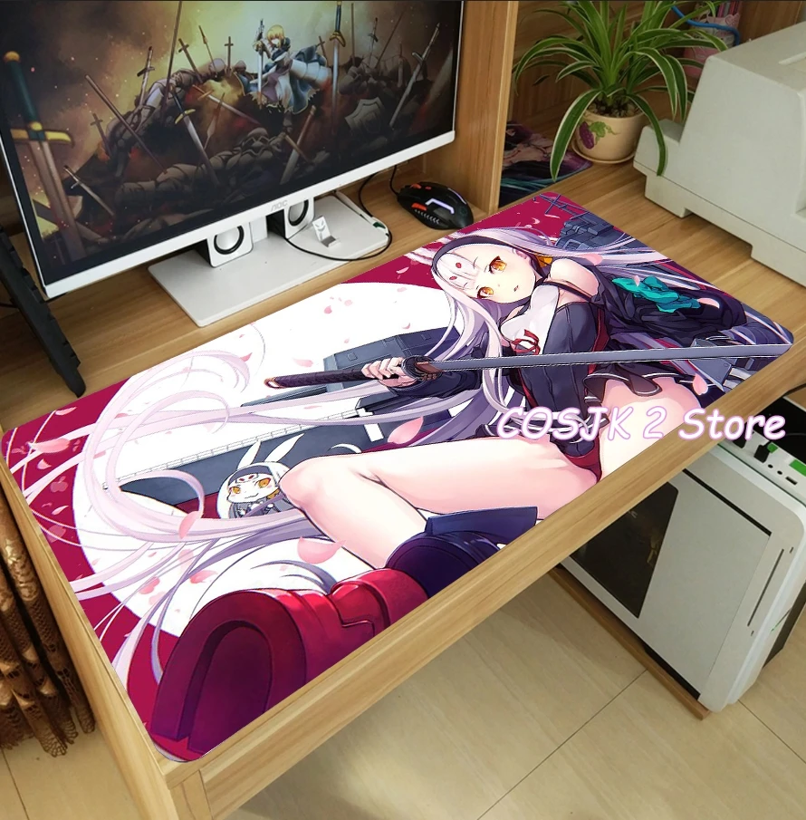 

Anime Shimakaze Suruga Azur Lane Mouse Pad Thicken Laptop Gaming Mice Mat Table Keyboard Mat Playmat Cosplay Otaku Xmas Gift