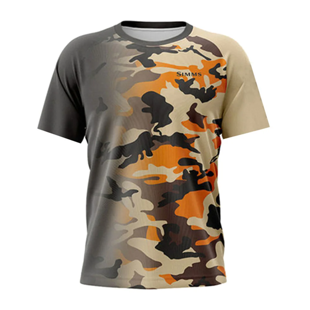 

2023 Men Fishing Shirt Short-sleeve T Shirt Summer Anti-UV Quick Dry Fishing Clothing Outdoor Sunscreen Breathable Fishing Tops