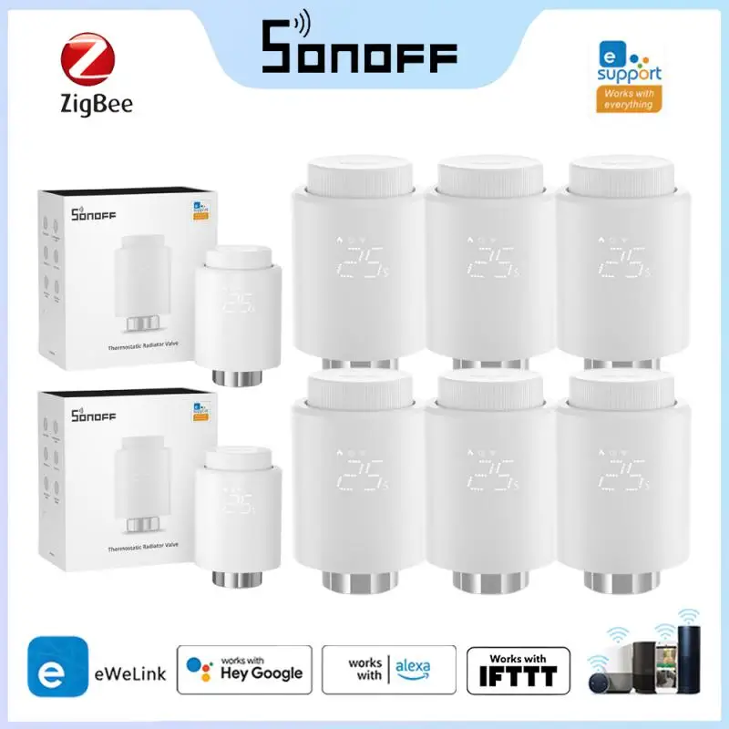 Термостатический клапан радиатора SONOFF TRVZB Zigbee умная сцена управление радиатором