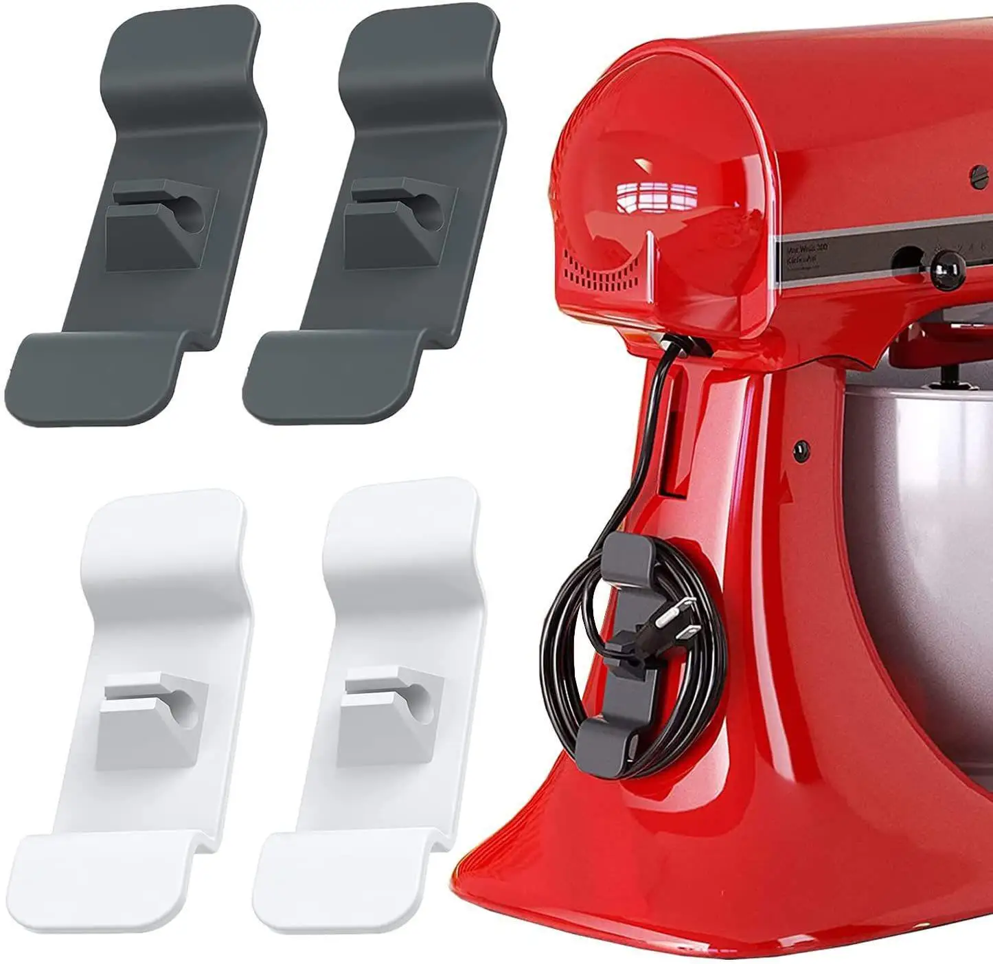 

Cord Wrapper Clip Wire Cord Cable Organizer For kitchen appliance storage winder Cord Wrapper Organizer Clips Holder Wire Hider