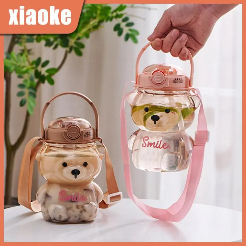 

Sport Travel Mug Kids Bear Mug Cup Single Layer Drinking Bottle Bottles For Water Summer Water Bottle Outdoor Kawaii Water Cup