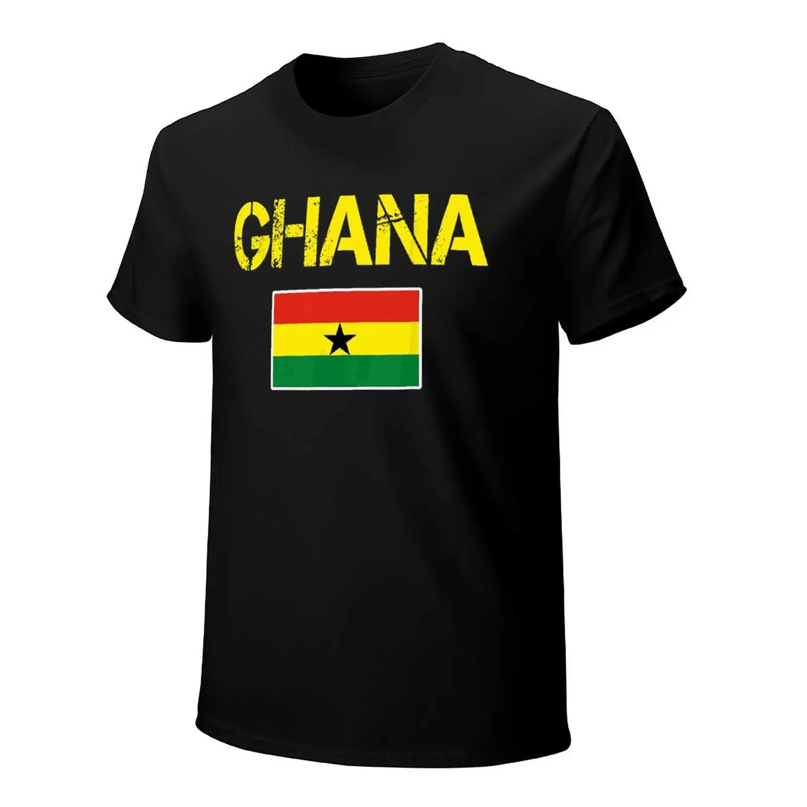 More Design Ghana Flag Ghanaian Men Tshirt Tees T-Shirt O-neck T Shirts Women Boys Clothing 100% Cotton