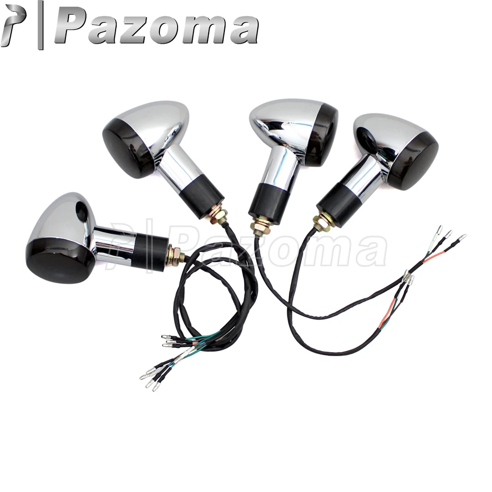 

Мотоцикл 10 мм передняя задняя пуля светодиодный мигающий индикатор указателя поворота для Suzuki Boulevard M109R M90 Intrumer VLR VZR1800