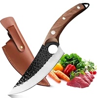 kitchen butcher knife 7cr17mov high carbon stainless steel hand forged boning filleting chef knives meat fish vegetable cooking