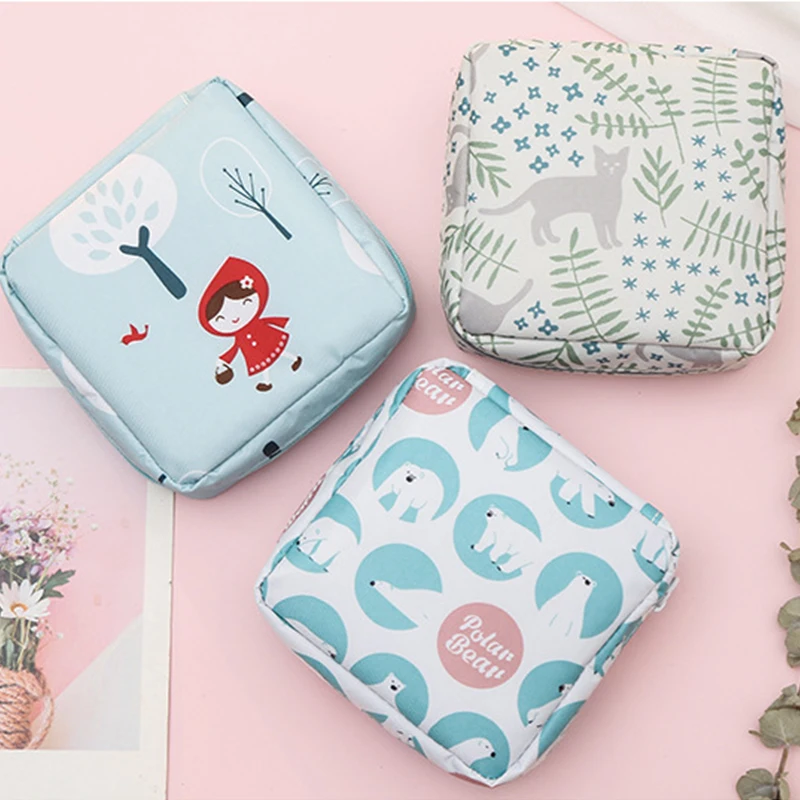 Функциональная гигиеническая сумка для хранения тампонов и гигиенических