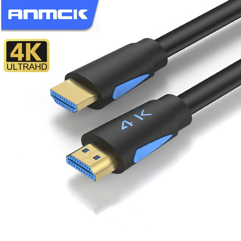 

Кабель Anmck 4K HDMI совместимый с Ultra HD, видеокабель с 3D эффектом, 10 м для PS3/4/5 ТВ-приставок, проекторов, компьютеров, ноутбуков, HD-A switch