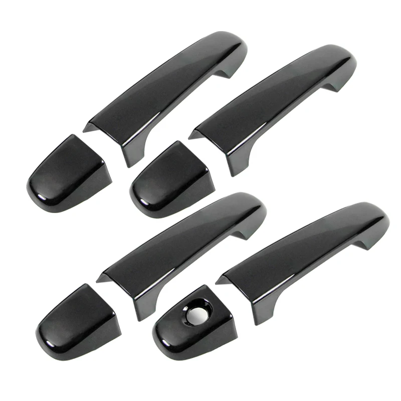 

Car Exterior Door Handle Cover Trim Fit for Subaru Crosstrek SUV 2018 2019 2020 2021 2022 Glossy Black Plastic