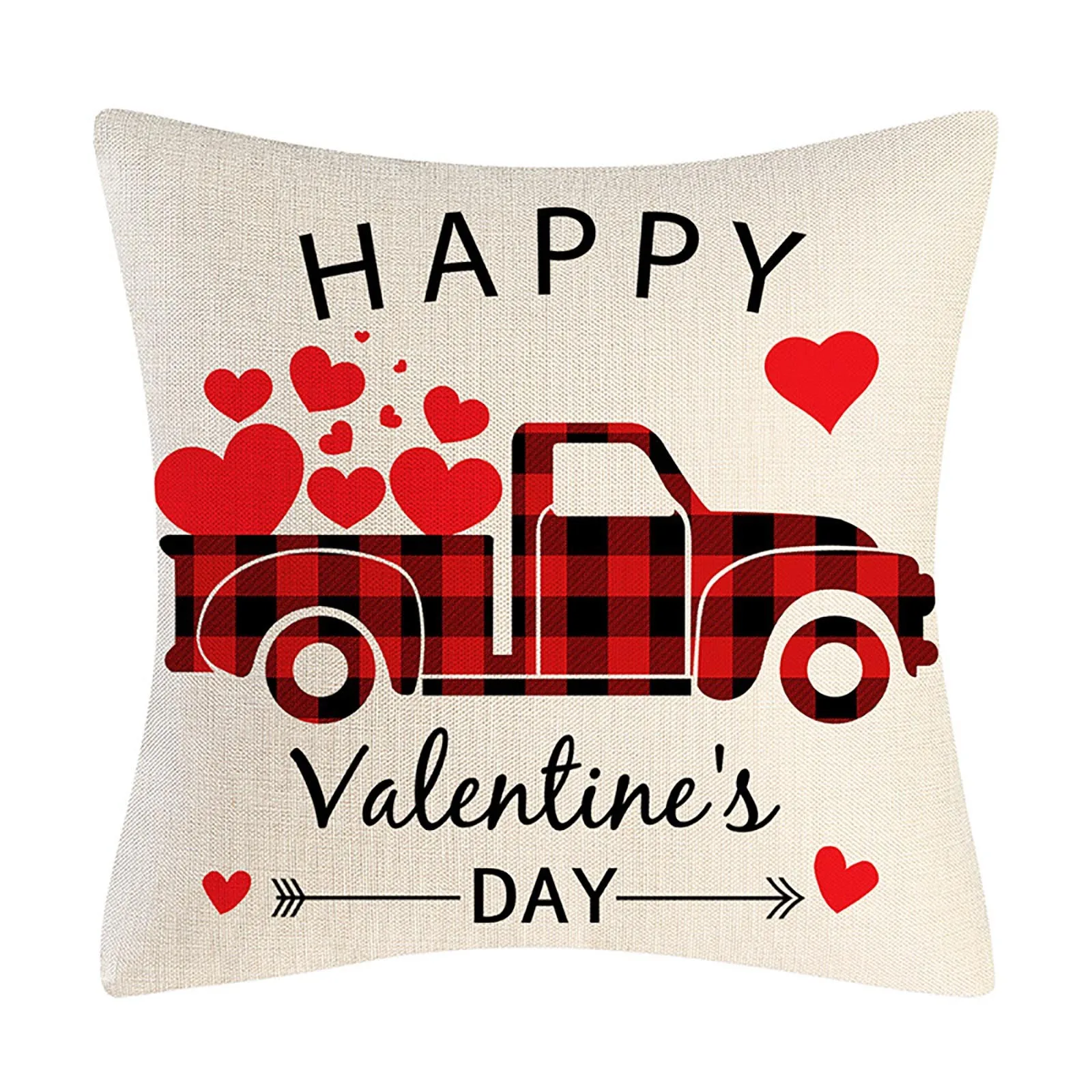 

Valentine's Day Pillow Case Glitter Sofa Throw Cushion Cover Home Decor Pillow Cover Car interior pillow Case car decoration