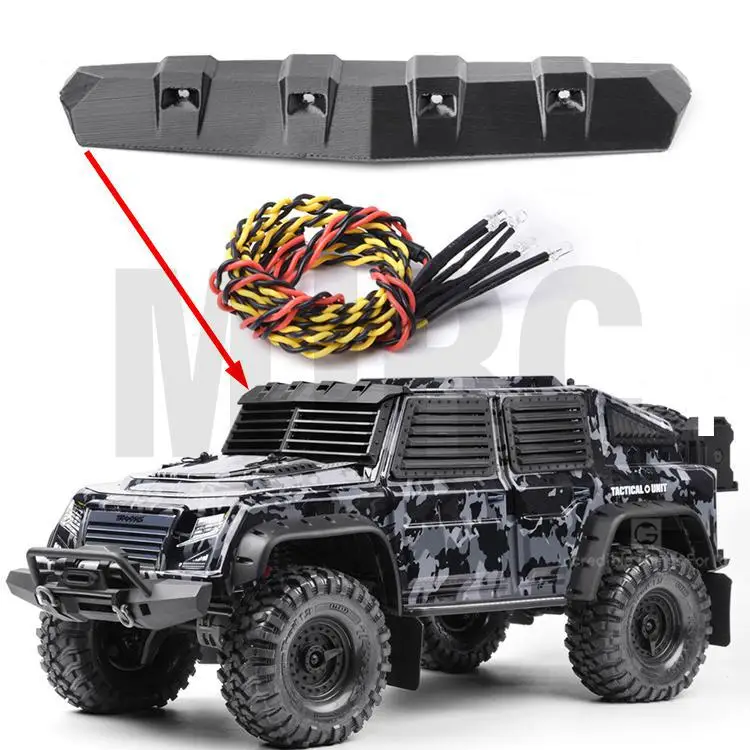 

3D Printing PLA Front Windshield Defensive Cover for 1/10 RC Crawler Car TRX-4 TACTICAL UNIT TRX4 82066-4