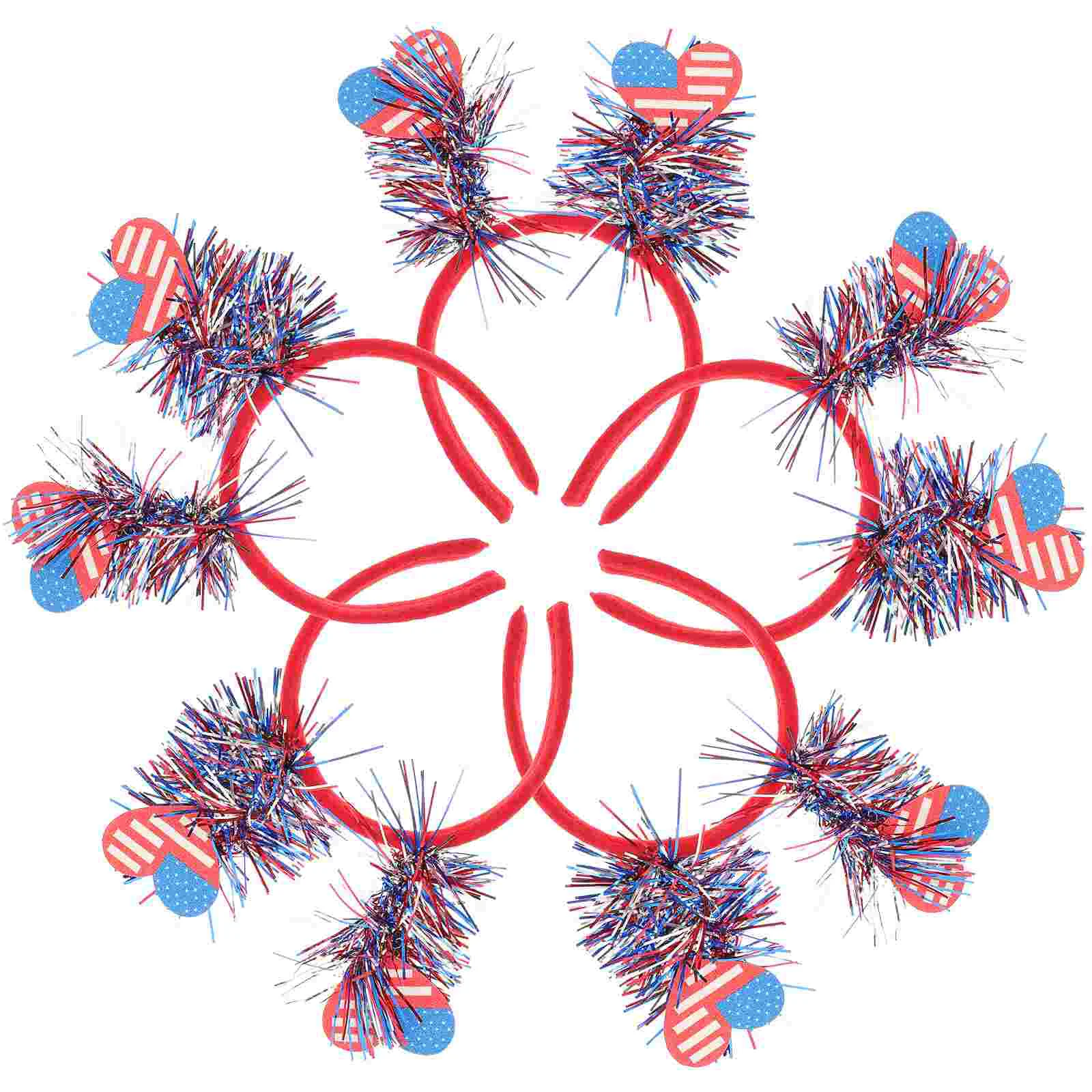 Повязка на голову ко Дню независимости бопперы объемная 4 июля украшения для