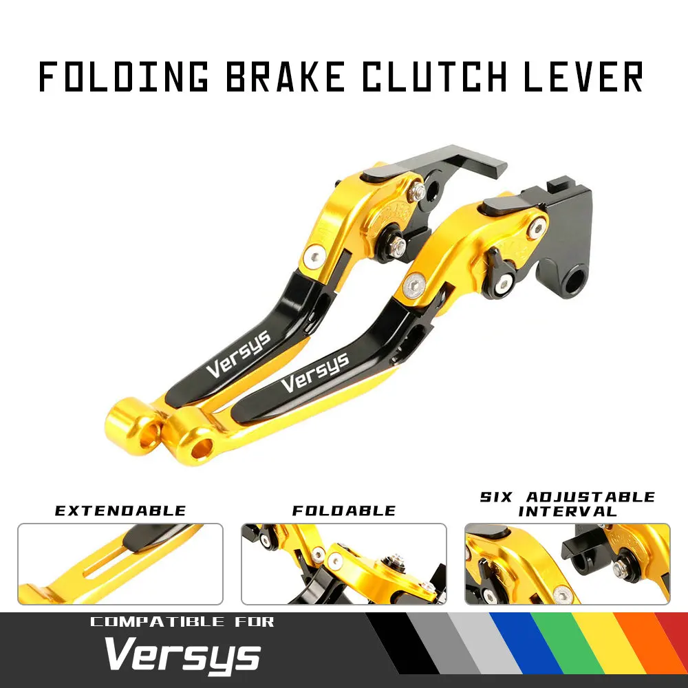 

For KAWASAKI VERSYS 650 2009-2014 CNC Motorcycle Accessories Brake Clutch Handle Levers Adjustable Extendable Folding Lever