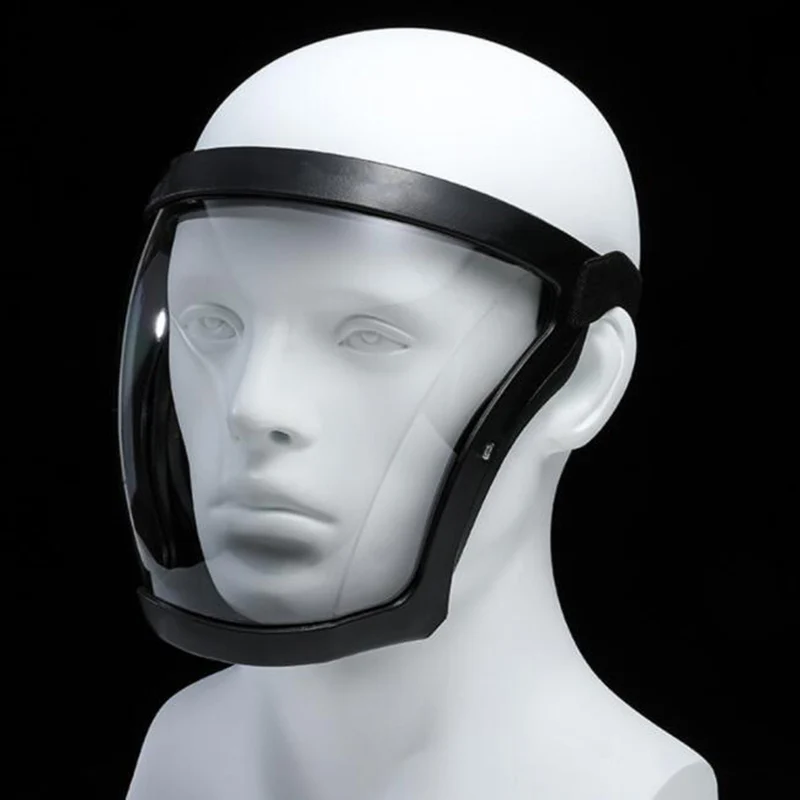 

Safety Kitchen Transparent Shield Full Face Shield Home Oil-splash Proof Eye Facial Anti-fog Head Cover Dropshipping