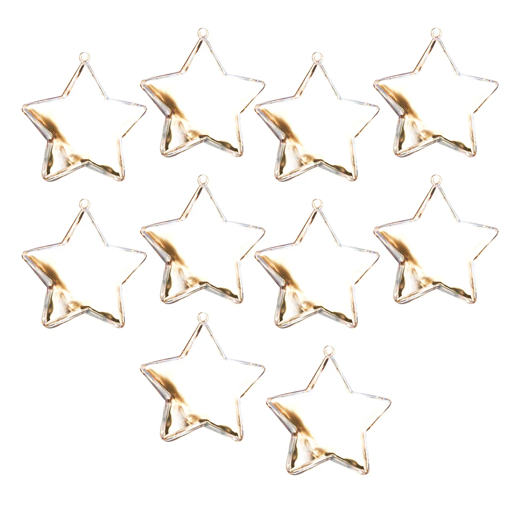 

Christmascandy Tree Box Clearstar Ornament Fillable Boxes Treat Gift Hangingbaubles Ornaments Container Transparent Santa Case