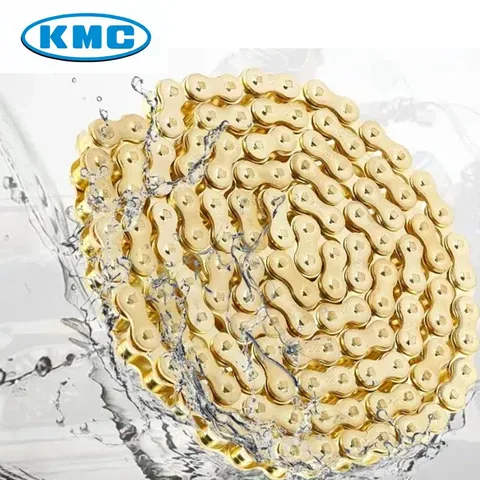 Мотоциклетная цепь 428 120 звеньев KMC приводная роликовая цепь для вариатора Honda 110cc 125cc KTM ATV Pit Dirt Bikes усиленный мотокросс