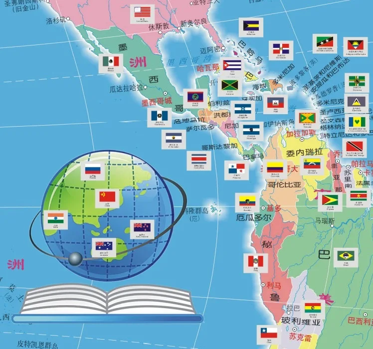 Наклейки с флагами флаг для 193 года национальный + 16 зон знак страны карта