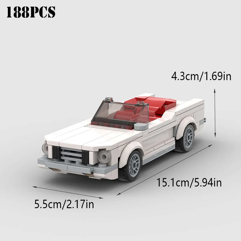 Конструктор MOC автомобиль скоростные чемпионы супергоночная модель автомобиля F1
