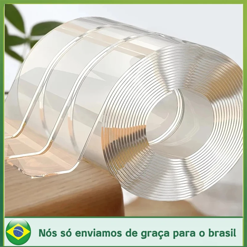 

Double Sided Nano Tape 5M Monster Tape Double Face Wall Stickers Home Appliance 1/2M Waterproof Reusable Heat Resistant Tapes