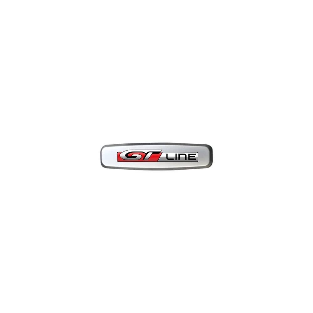 

Car Metal Emblem Seat Stickers Auto anti-kick pad floor mat Badge For Peugeot GT Line GT GTI Sport Gti 208 308 301 408 Expert
