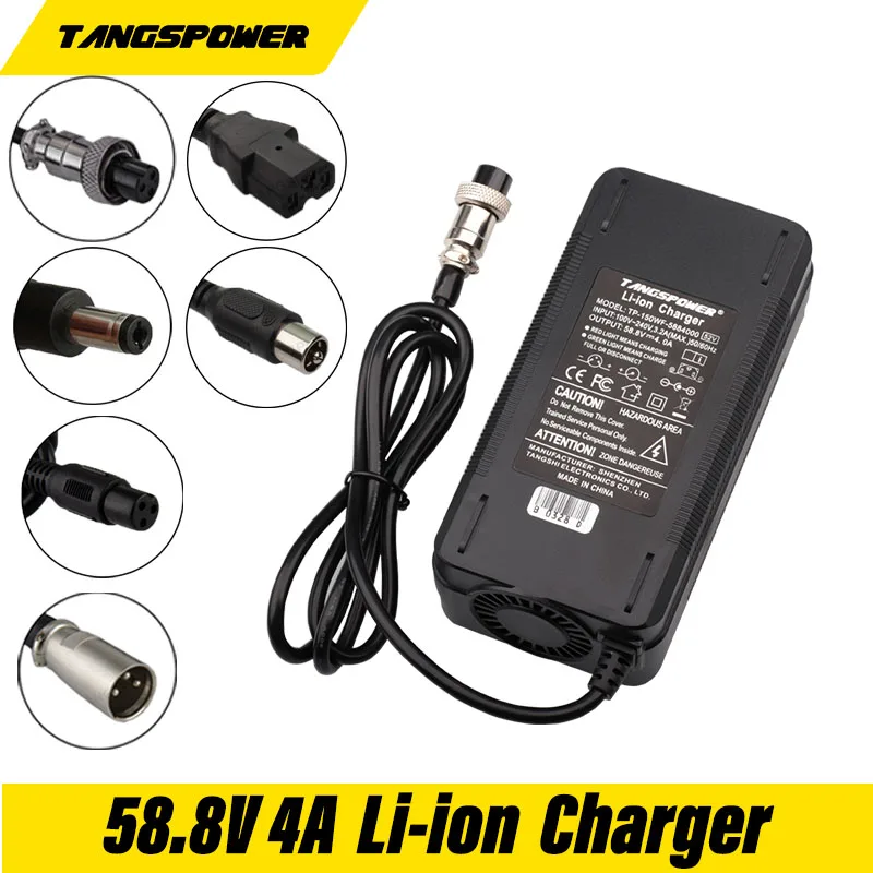 Зарядное устройство для электровелосипеда Kugoo G1 58,8 в 52 в 14S, 51,8 в, 4 а