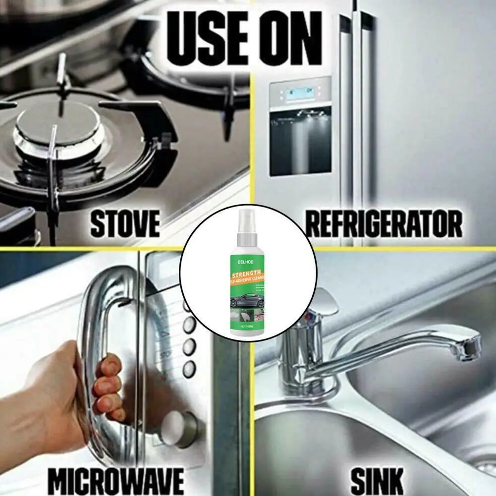 

Universal Spray Household Spare Part Sticker 1 Pack Useful Car Rust Spray Cleaner Glass Label Portable Removal
