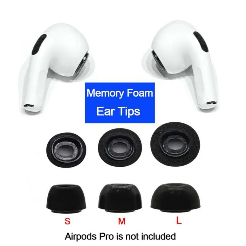 

3 шт., мягкие силиконовые насадки для наушников Apple Airpods Pro