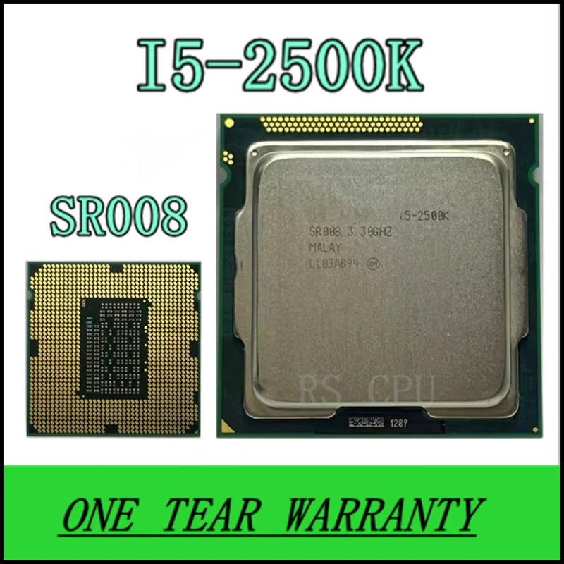 

I5-2500K i5 2500 K i5 2500 K SR008 3,3 ГГц четырехъядерный ЦПУ Процессор 6M 95W LGA 1155